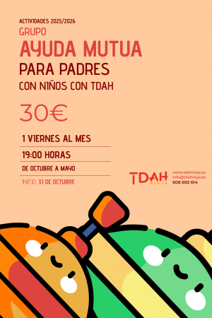 Grupo de ayuda mutua para padres con niños con TDAH
