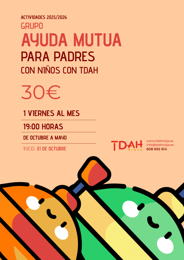 Grupo de ayuda mutua para padres con niños con TDAH