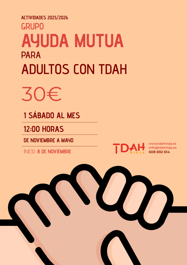 Grupo de ayuda mutua para adultos con TDAH