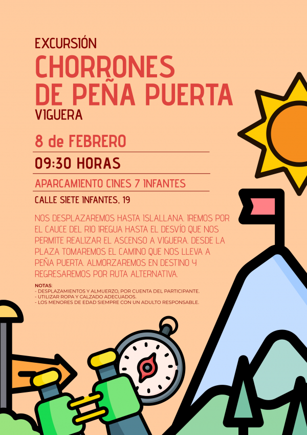 Excursión Chorrones de Peña Puerta Viguera