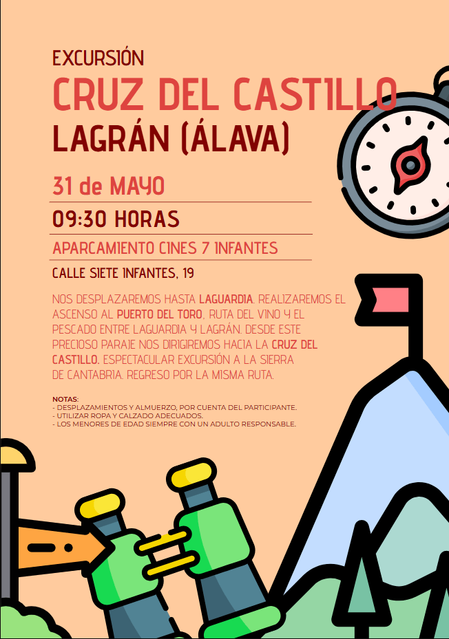 Excursión Cruz del Castillo Lagrán